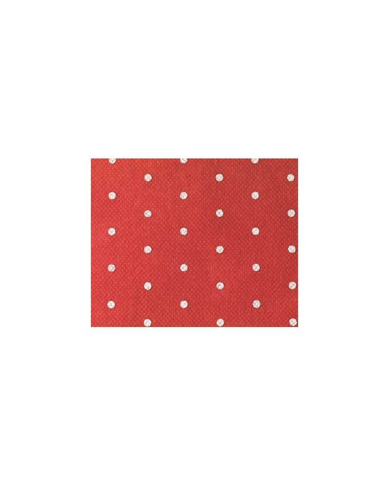 Nastri e Cordini | Nastro tnt pois cm 4 x50mt rosso | 