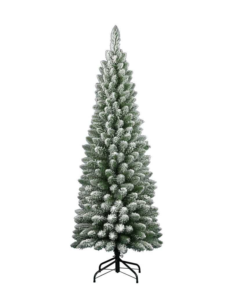 Alberi di Natale | Albero penicel h150 slim innevato 278 tips | 