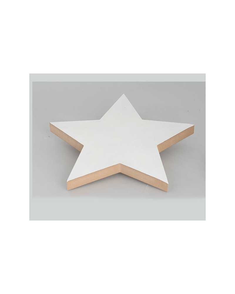 Decorazioni | Stella in mdf bianca cm 32 | 
