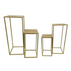 Set 4pz alzate in ferro oro h100-h80-h60-h40 in Alzate, Colonne e Strutture
