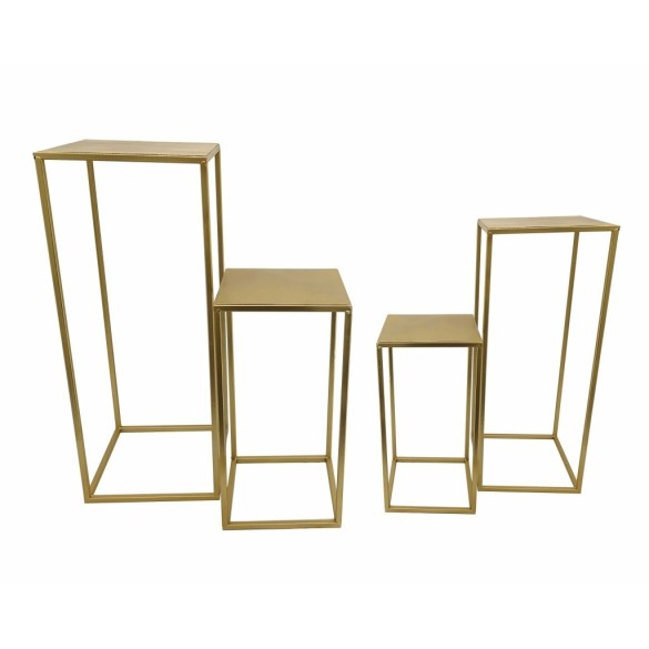 Set 4pz alzate in ferro oro h100-h80-h60-h40 in Alzate, Colonne e Strutture