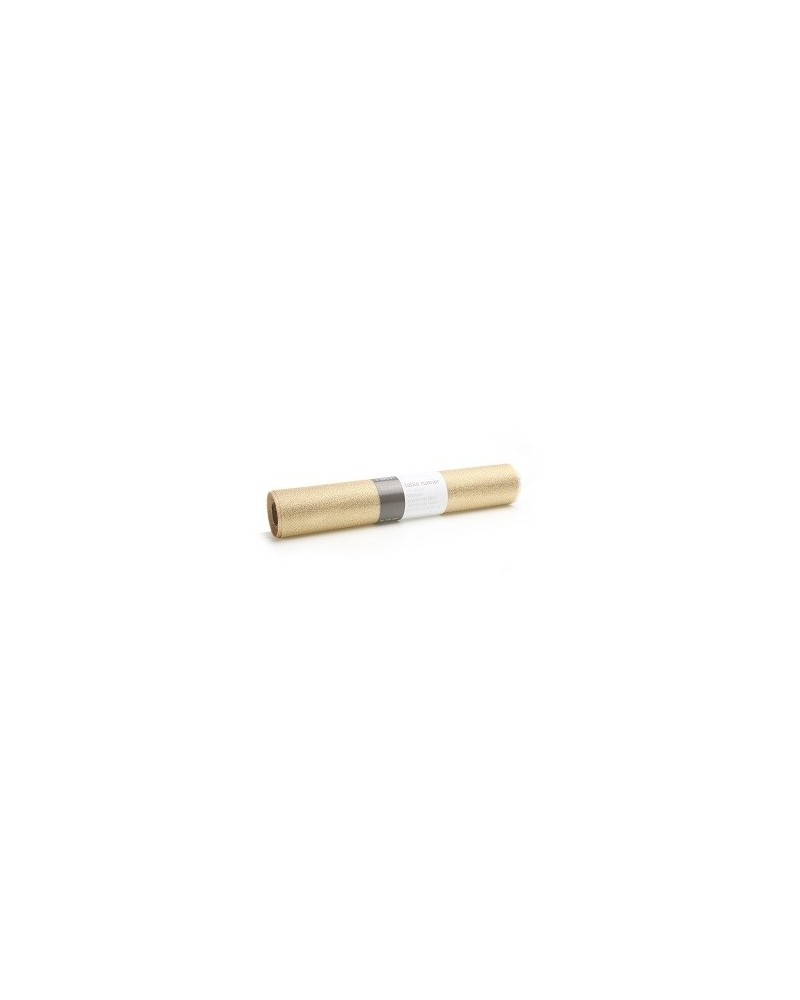 Tavola | Runner lucente cm 28 x 5mt gold | 