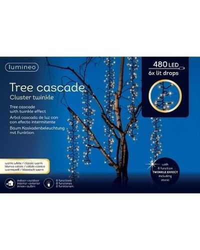 Lampade e Luci | Cascata di luci outdoor cm 200 luci 480 led bianco caldo | 