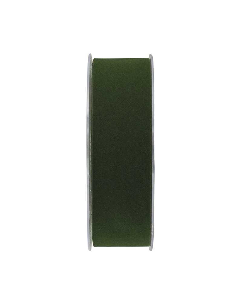 Nastri e Cordini | Nastro velluto mm 15 x15 mt verde scuro | 