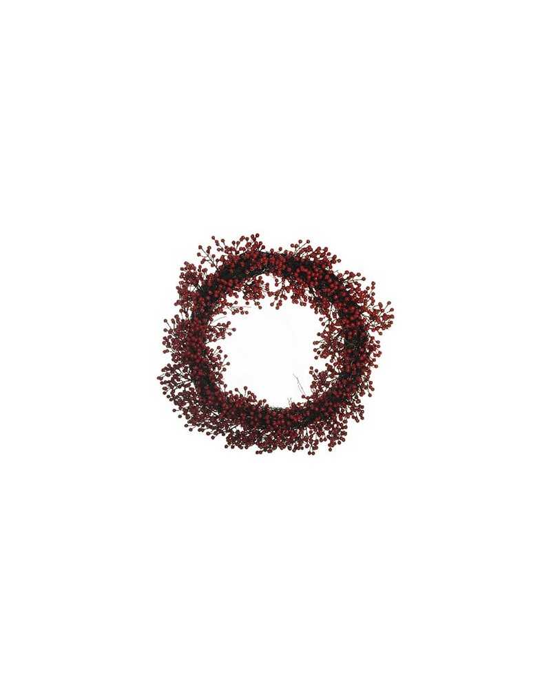 Corone e Ghirlande | Corona bacche ilex dm 52 red | 