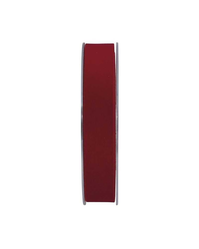 Nastri e Cordini | Nastro velluto mm 25 x15 mt bordeaux | 