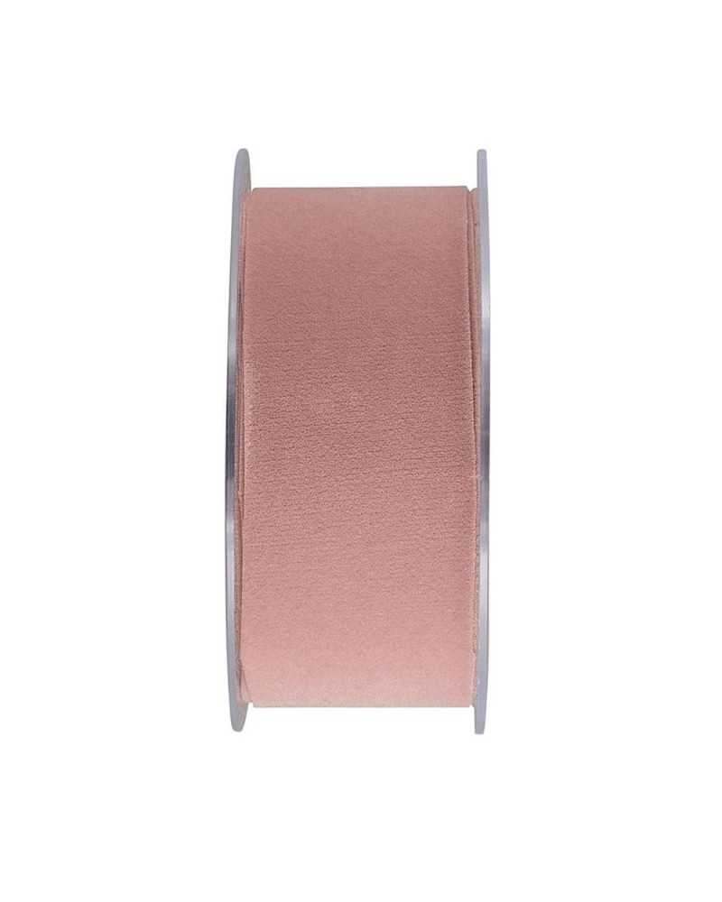 Nastri e Cordini | Nastro velluto mm 40 x 15 mt rosa antico | 