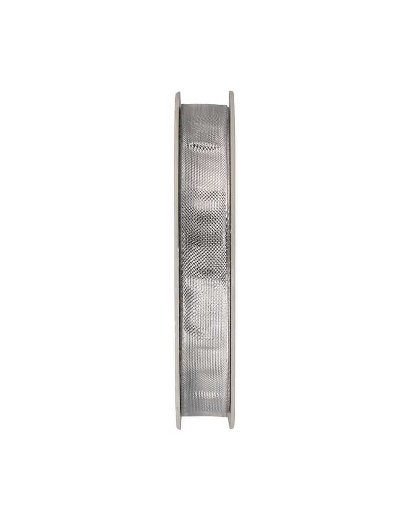 Nastri e Cordini | Nastro specchio animato mm 15 x 25 mt argento | 