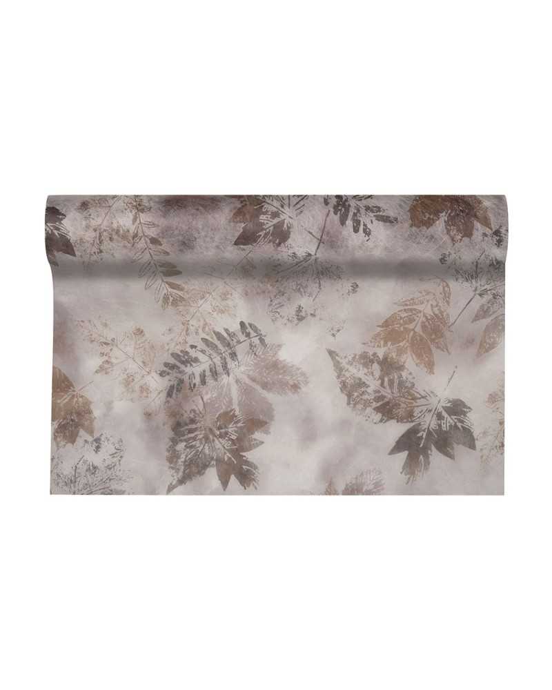 Carte Decorative | Bobina decofibra foglie autunno cm 78 x 9 mt avorio | 
