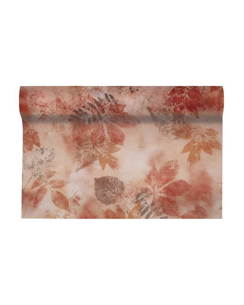 Carte Decorative | Bobina decofibra foglie autunno cm 78 x 9 mt arancio | 