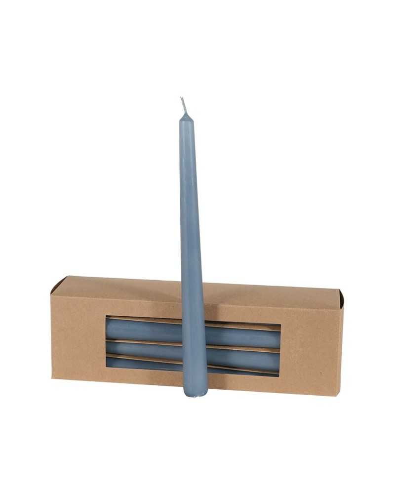 Candele | Cf 12 candele conica mm 21 h 25 carta da zucchero | 