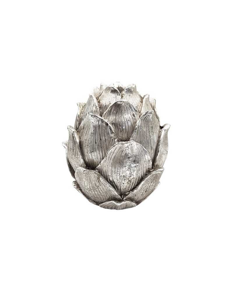 Portacandele | Portacandela pigna small cm 13 h15 silver | 