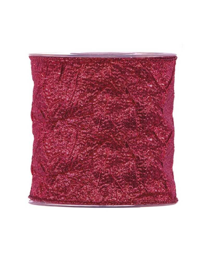 Nastri e Cordini | Nastro luxury mm 10 x10 mt bordeaux | 