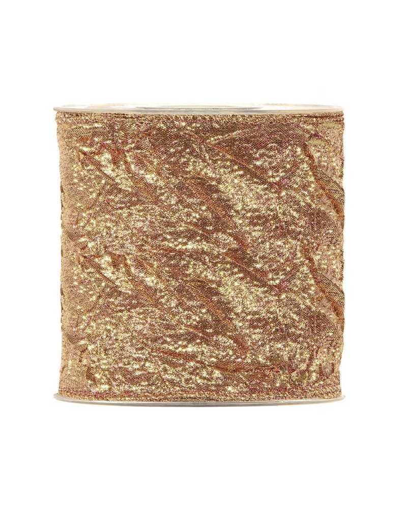 Nastri e Cordini | Nastro luxury mm 10 x10 mt rose gold | 
