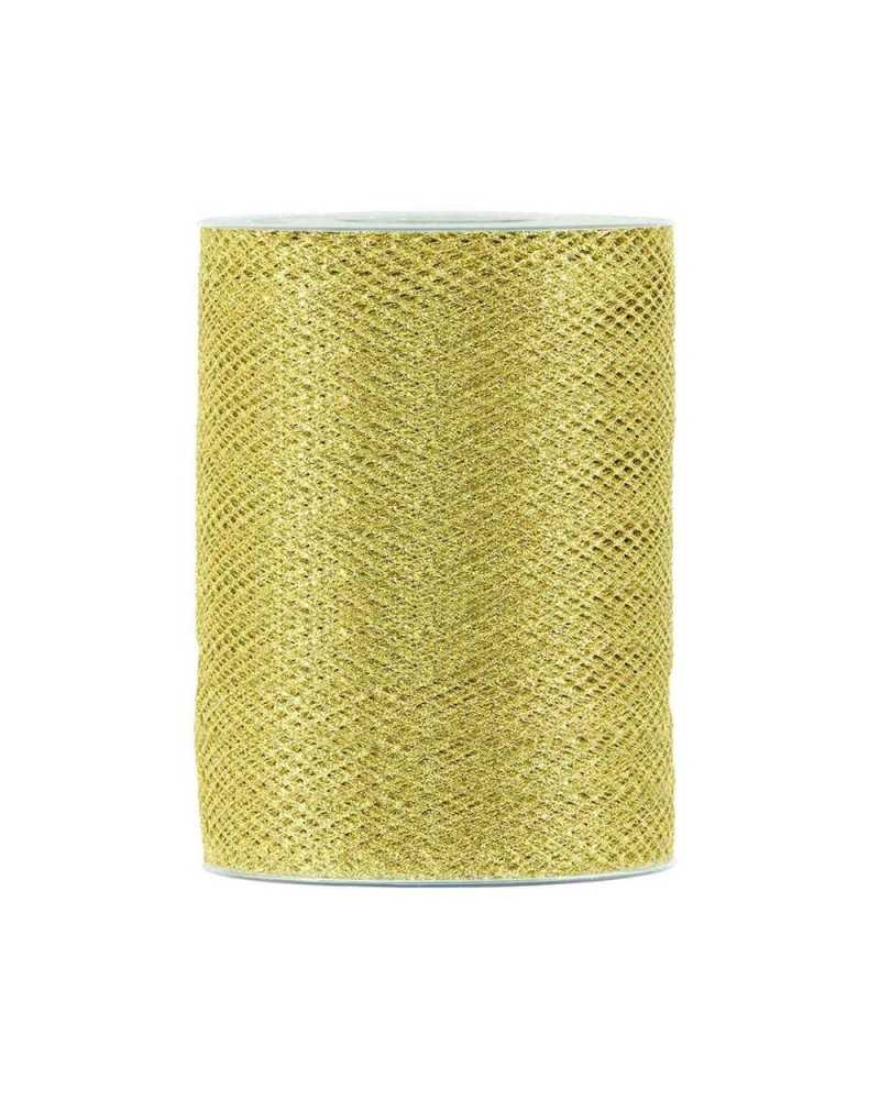 Nastri e Cordini | Nastro net xmas mm 10x 30 mt oro | 