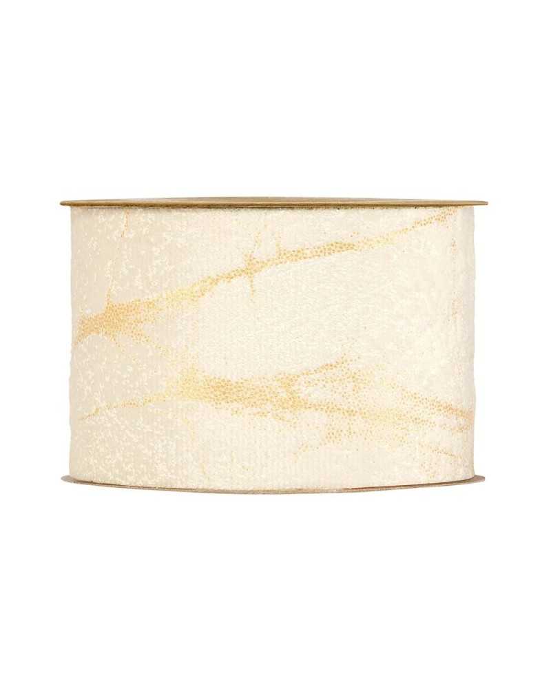 Nastri e Cordini | Nastro gold touch mm 63x10 mt light cream | 