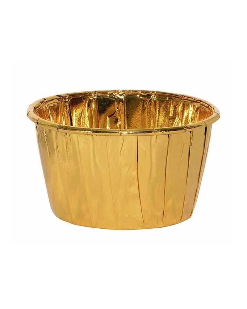 Tavola | Cf 50 pz cup cake dm 5 h 3.9 gold | 