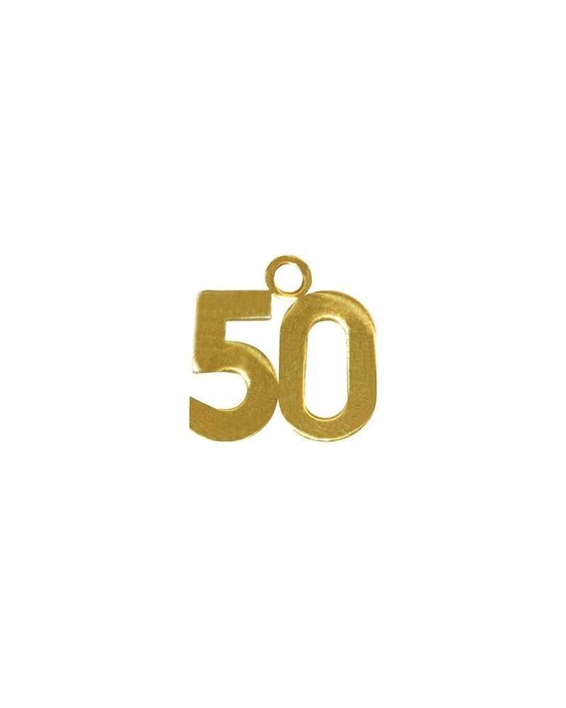 Applicazioni | Cf 6pz scritta oro 50 anni cm 3 x h2.5 | 