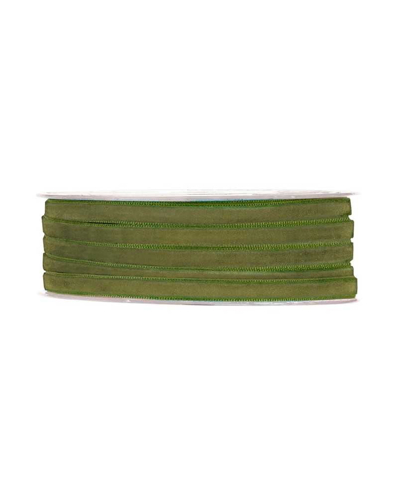 Nastri e Cordini | Nastro velluto mm 6 x 30 mt green sage | 