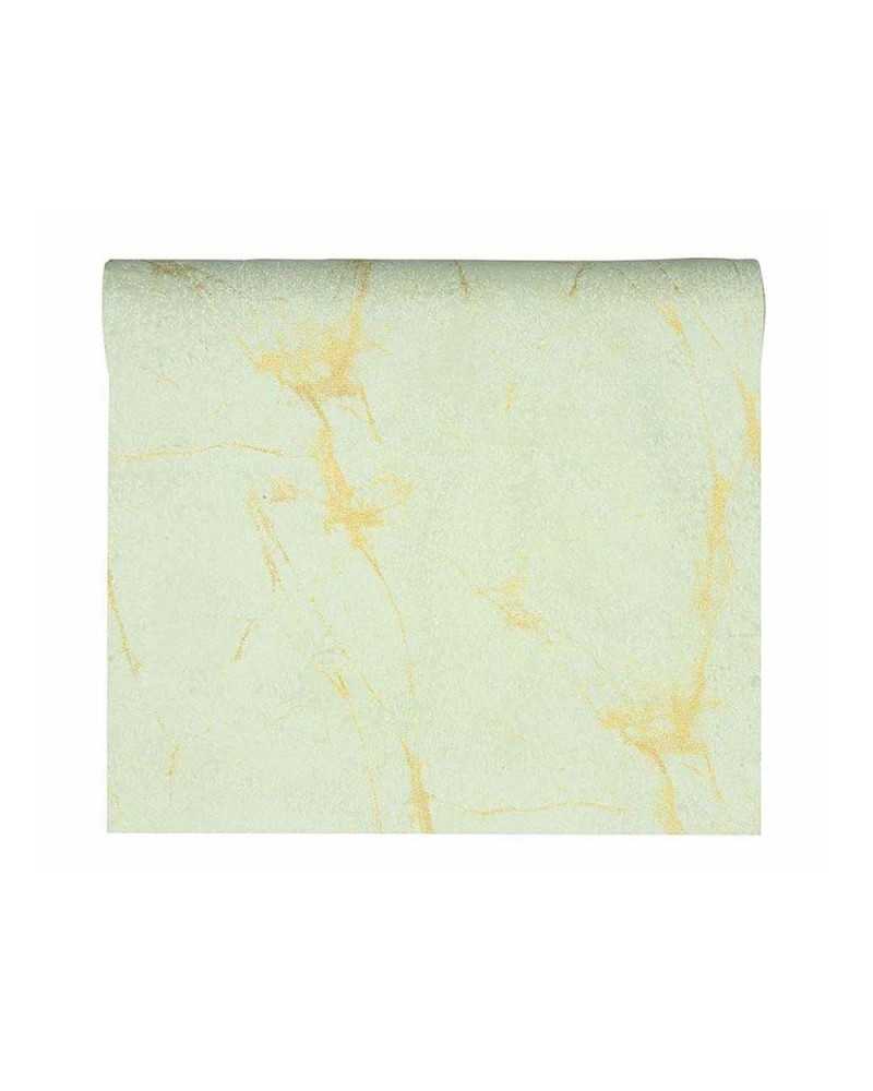 Tavola | Runner gold touch cm 28 2.5 mt light cream | 