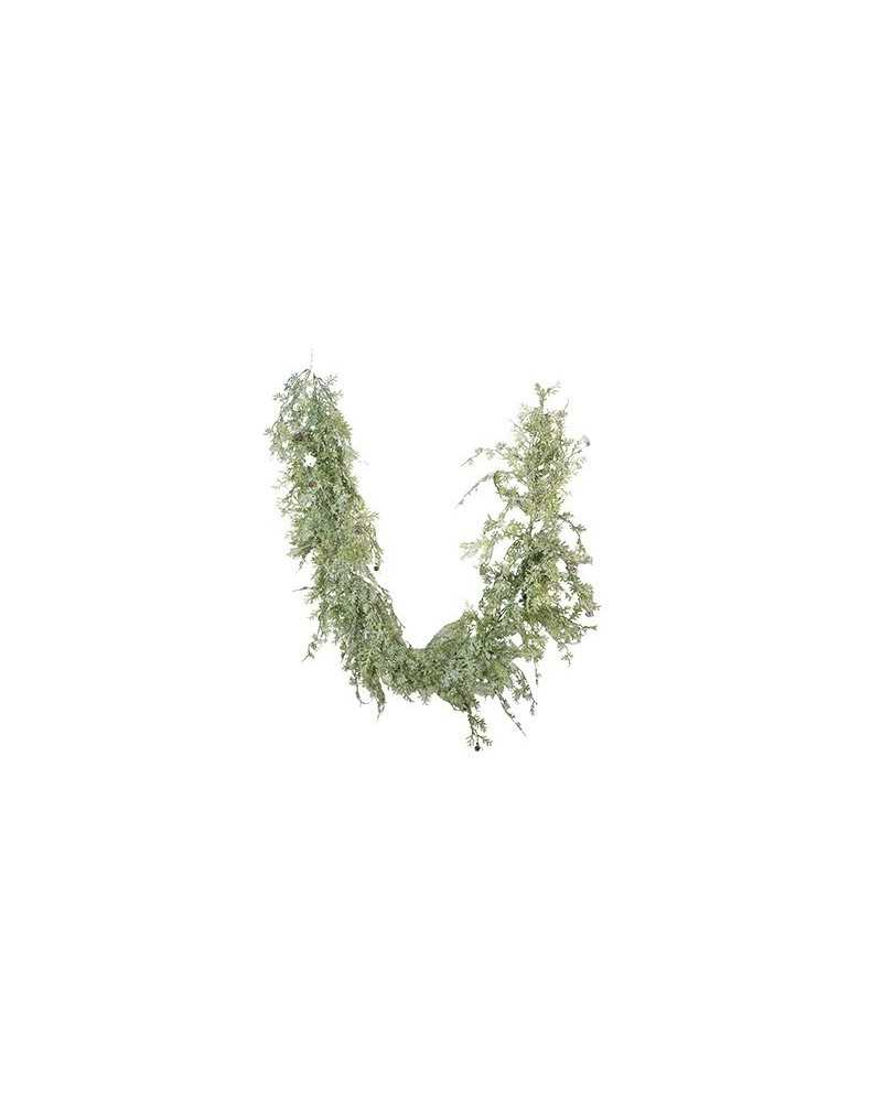 Corone e Ghirlande di Natale | Ghirlanda mix cedar cm 180 garland iced | 