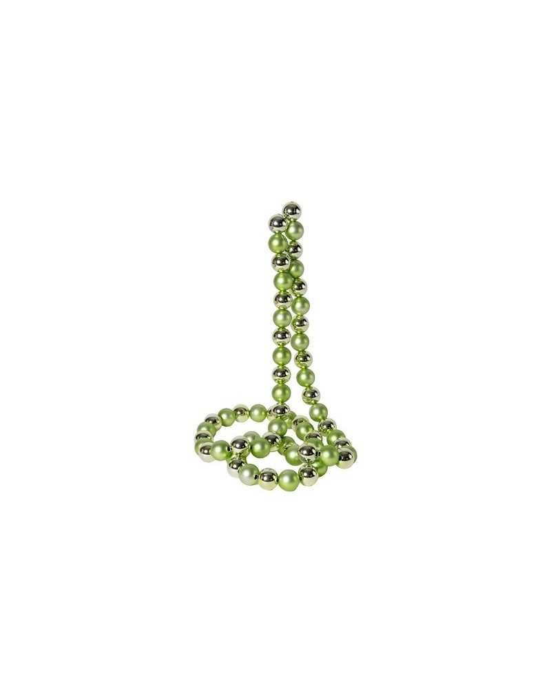 Corone e Ghirlande | Garland palline verdi dm 3 x180 in plastica | 