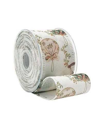 Nastri e Cordini | Nastro canvas noel mm 70 x 10 mt bianco | 