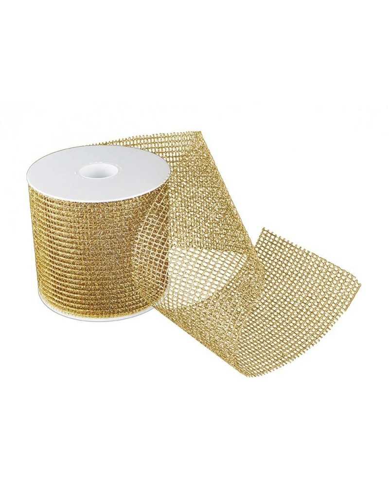 Nastri e Cordini | Nastro decoret laminato mm 98 x 20 mt oro | 