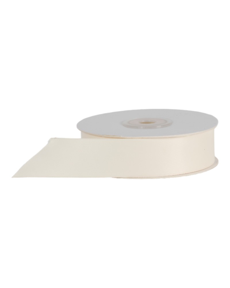 Nastri e Cordini | Nastro doppio raso matt mm 16x20 mt avorio ( 6 ) | 