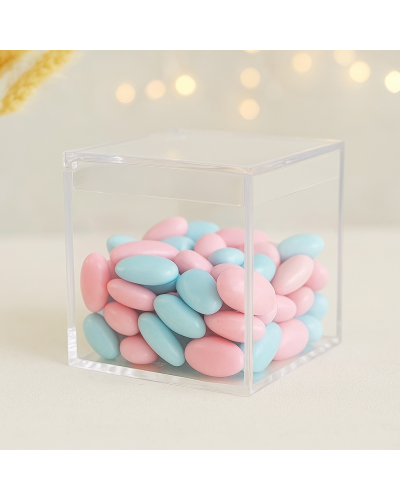 Scatola in Plexiglass Trasparente con Coperchio – 15x15 cm ideale per eventi