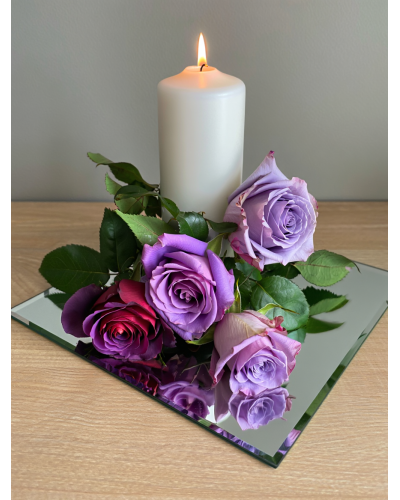Specchio Quadrato in Vetro 30x30 cm con Bordo Bisellato – Eleganza Decorativa