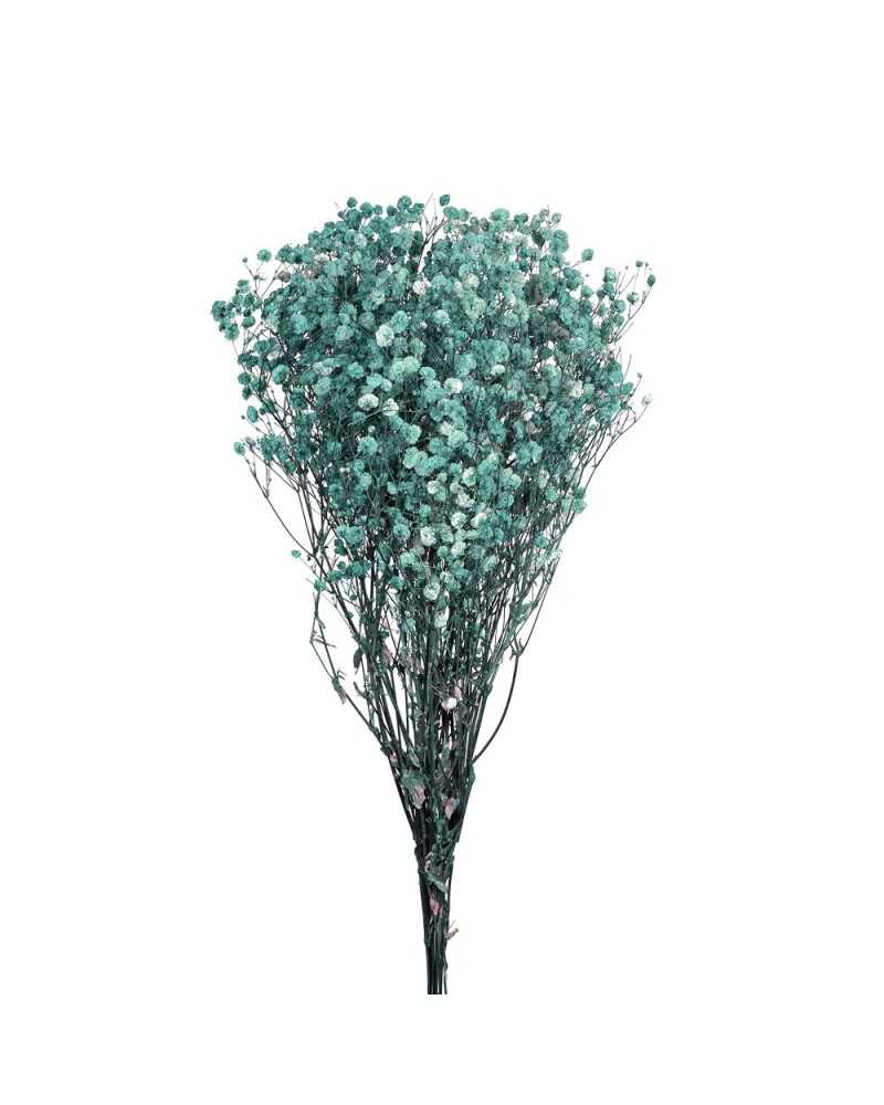 Fiori Stabilizzati | Cf 120gr gypsophila stabilizzata h 65 cm celeste tiffany | 