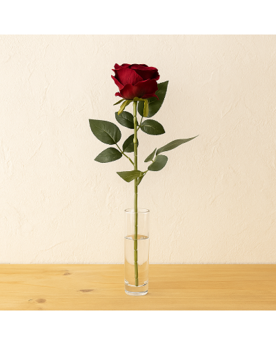 Flower Fantasy Rosa Singola Natural Touch H80cm – Rosa Rossa Velluto Elegante per Decorazioni Raffinate