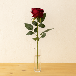 Flower Fantasy Rosa Singola Natural Touch H80cm – Rosa Rossa Velluto Elegante per Decorazioni Raffinate