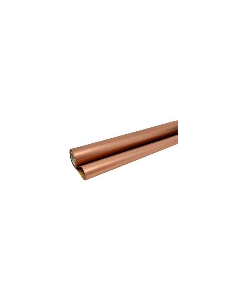 Carte Decorative | Bobina di carta politenata metal mm 75 x 20mt rame | 