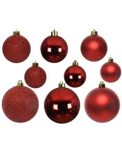 Nuovi arrivi | Cf 30 palline plastica d.6 misure ass. rosso | 