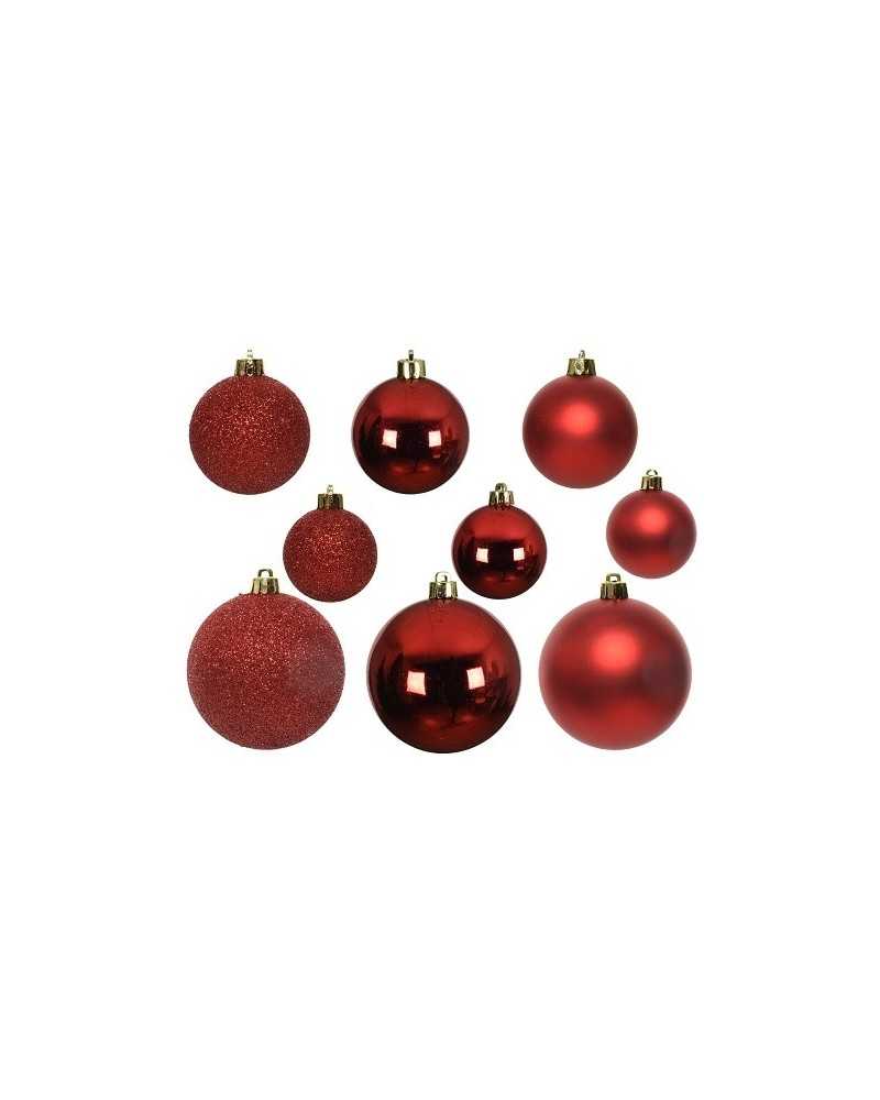 Nuovi arrivi | Cf 30 palline plastica d.6 misure ass. rosso | 