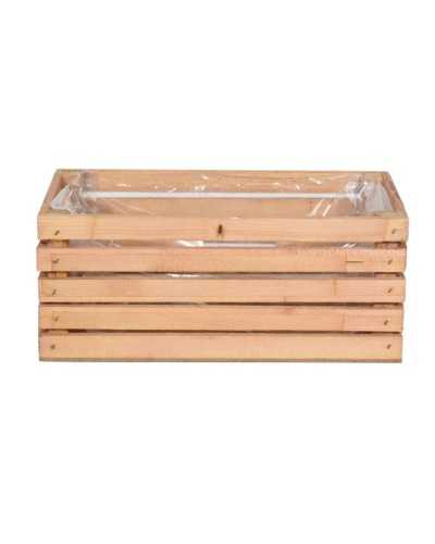Contenitori e cassetti | Cassetta rettangolare 28x14 h 13 nat | 