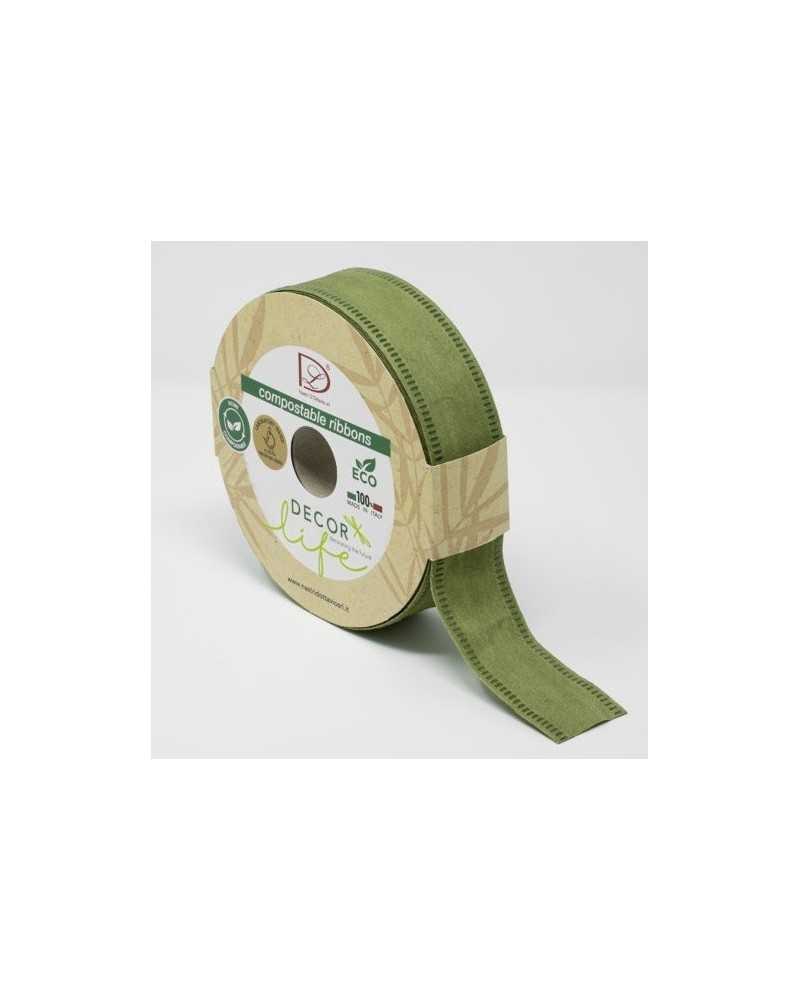 Nastri e Cordini | Nastro decorlife h 4 x 20 mt verde muschio | 