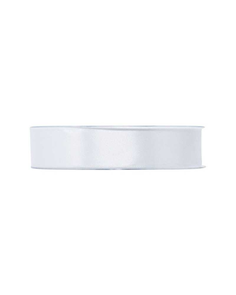 Nastri e Cordini | Nastro doppio raso mm 15x50 mt bianco | 
