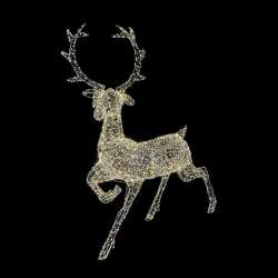 Renna con 5000 led luce calda outdoor cm 140 in Luci di Natale