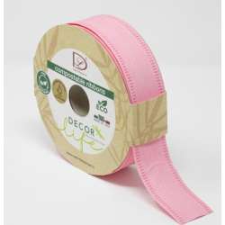 Nastro decorlife h 4 x  20 mt rosa in Nastri in Juta e naturali