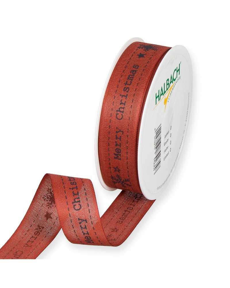 Nuovi arrivi | Nastro merry chrystmas cm 2.5x 18 mt rosso | 