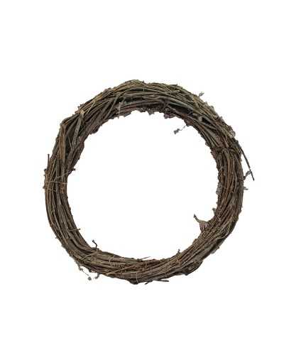 Nuovi arrivi | Corona di rami di vite white washed dm 30 | 
