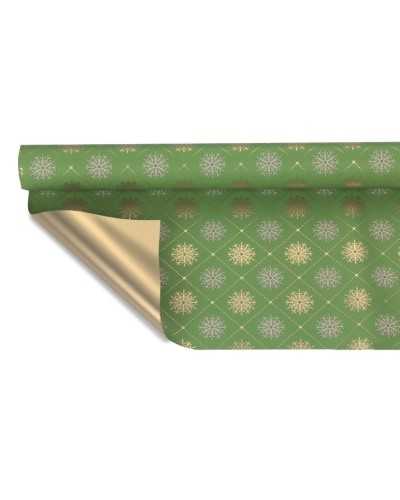 Nuovi arrivi | Bobina cm 100x25mt fiocco di neve verde foro | 