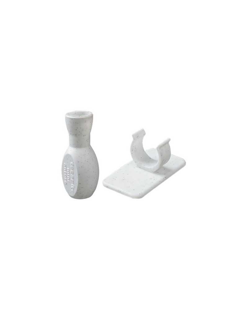 Nuovi arrivi | Cf 25+25 pz mini anfora con supporto 25+25 marmorizzata | 