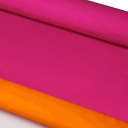 Bobina bicolore  mt 1 x 30y fuxia arancio 50my in Bobine Tinta Unita