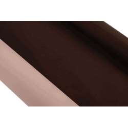 Bobina bicolore  mt 1 x 30y marrone cipria 50my in Bobine Tinta Unita