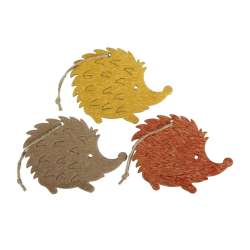 Cf 9  riccio da appendere cm 7x9 3 colori assortiti in Oggettistica