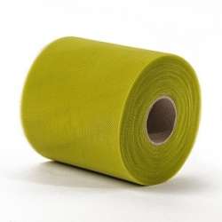 Tulle cm 25 x1 00 mt verde erba in Bobine in Rete e Tulle